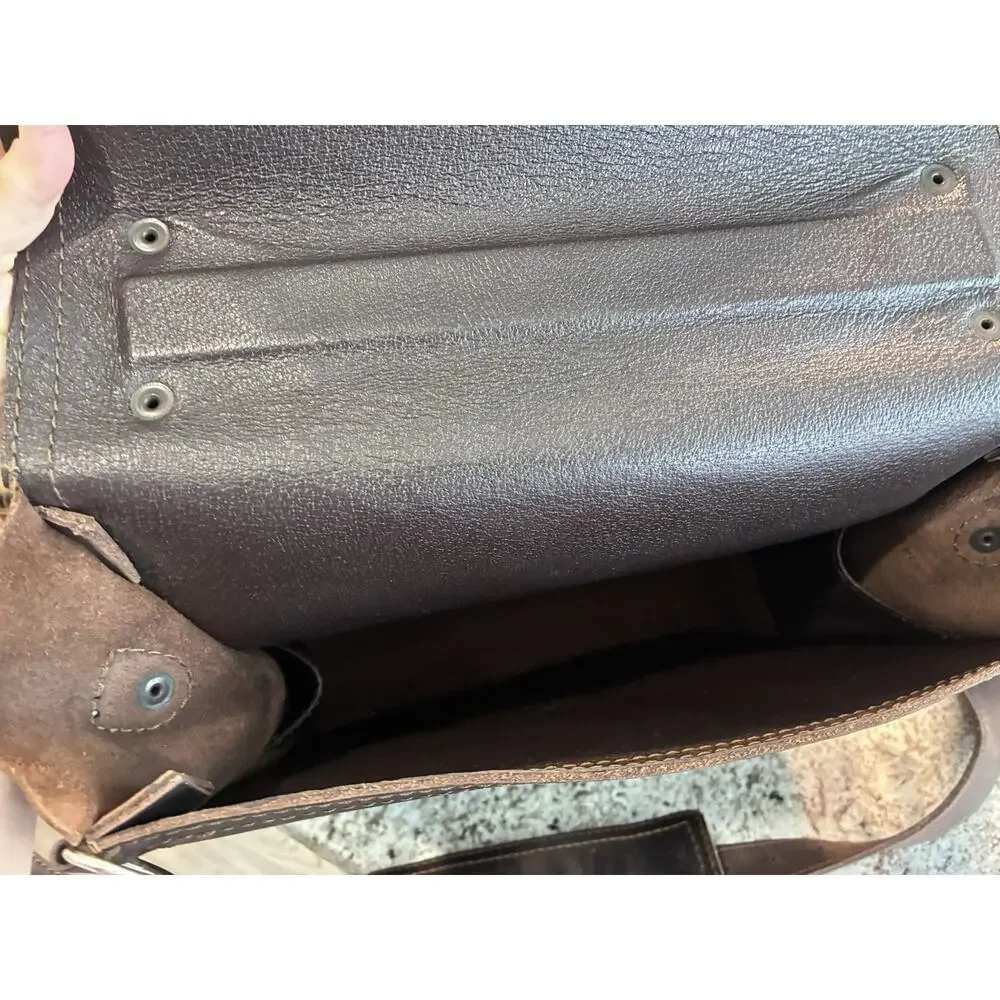 Saddleback Leather Company Coffee Brown Messenger Bag Converitble Backpack